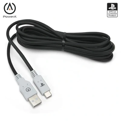 Image of PowerA USB C Cable For Playstation 5, Cable, C, PS5