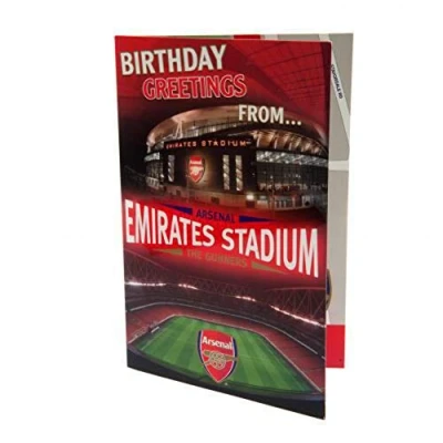 Image of Arsenal F.C. Official ,Multi,3848 Birthday Card Club Stadium Pop Up
