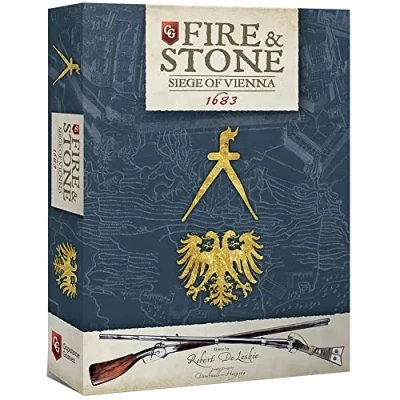Image of Capstone Games Fire &amp; Stone: Siege of Vienna 1683 Historical Board Game, Ages 14+, 2 Players, 60 Min