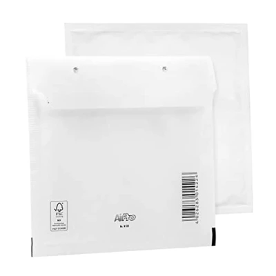 Image of 100 Bantex CD Bubble Envelopes 175 x 200 mm White with Self Seal
