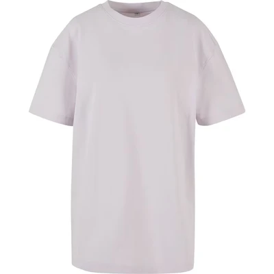Image of Build Your Brand Women&#039;s By149 ladies Oversized Boyfriend Tee T Shirt, Soft Lilac, S