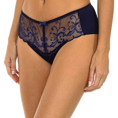 Image of Playtex Brief Woman Essential Elegance Embroidery x1, Purple, M