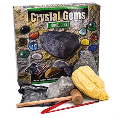 Image of KandyToys Crystal Gems Digging Kit Kids Science Kits Experiment