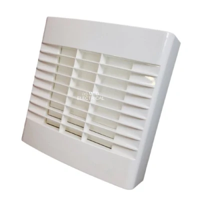 Image of Airvent 459309A 100MM 4&quot; Bathroom Extractor Fan With Timer And Automatic Shutters, White