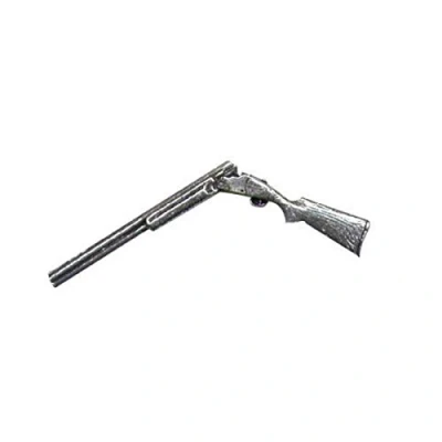 Image of Bisley Pewter Pin No.31 Broken Shotgun Men&#039;s