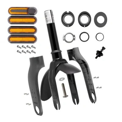 Image of M365Lyon Front Fork for Xiaomi M365, M365 Pro, Pro2, Essential and 1S (Fork + Accessories) Black