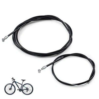Image of Deapher Premium Bike Brake Cable, Front and Rear Bicycle Cable Kit For Mountain Bikes, Line, Wire with Housing, Black