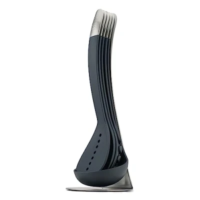 Image of Joseph Spatula Set with Holder Nest Stainless Steel 5 Piece