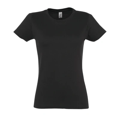 Image of SOLS Womens/Ladies Imperial Heavy Short Sleeve T Shirt (Dark Grey) Cotton Size X Large