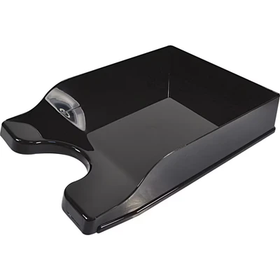 Image of Offis Executive Stacking Letter Tray Black
