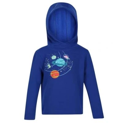 Image of Regatta Kids Blue Peppa Pig Graphic Print Hoodie, Size: 2 3 Years