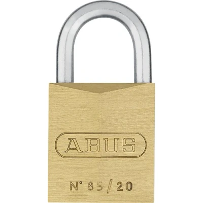 Image of ABUS 02824 22mm Long Shackle Service Brass Padlock with 196 Alike Keyed