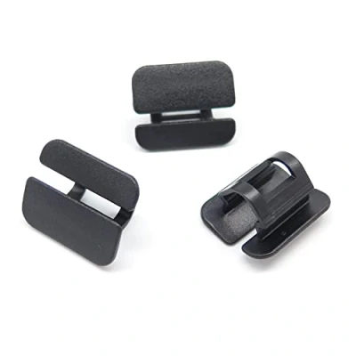 Image of VVO Fasteners Black Plastic Bonnet Insulation &amp; Soundproofing Clips for Volvo XC60, S60, XC40, C30, V60, XC90, S80, V50, S40, C70, XC70, V70 (including XC), S90, S70, V90, (Pack of 10)