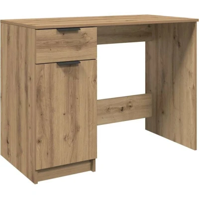 Image of vidaXL Desk Artisan Oak 100x50x75 cm Engineered Wood