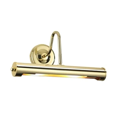Image of 09 123 14 Inch Polished Brass Swan Neck Picture Light