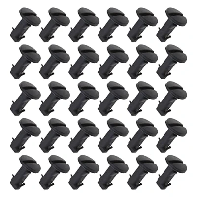 Image of eMagTech 30pcs Front Rear Bumper Clips LR012844 19mm Head Diamter Compatible with Land Rover Range Sport 2010 2014 Car Trim Mounting Clip