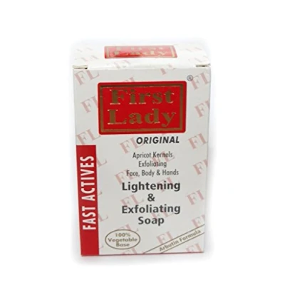 Image of First Lady Fast Actives Original Skin Lightening &amp; Exfoliating Soap 200g (Red)