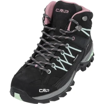 Image of CMP Women&#039;s Rigel Mid Wmn Trekking Shoes Wp, Lead Orchid, 36, 3 UK