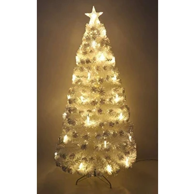 Image of Christmas Concepts® 6ft (1.8M) Fibre Optic Iridescent Photograph Tree With Warm White LED Lights