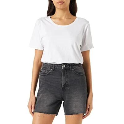 Image of JJXX Jxaura RH HW RA SN Denim shorts, Women&#039;s, Size: Small, Dark grey