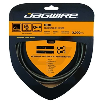 Image of Jagwire 18008391 Hyflow Hydraulic Hose 3000 mm Carbon Silver