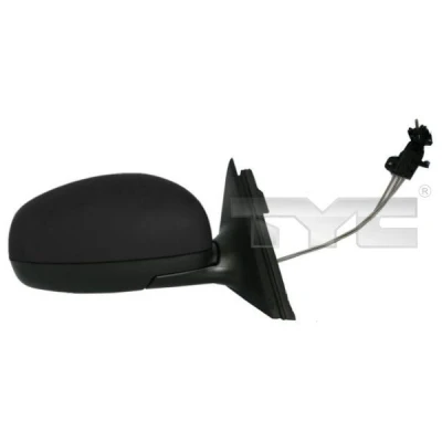 Image of 5J0857522H, 5J0857538, 5J08575389B9, 5J1857508D Wing mirror TYC 332 0031 Right Control: cable pull, Convex SKODA: Fabia 2, 2