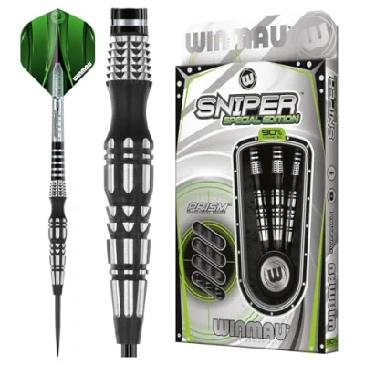 Image of WINMAU Sniper Special Edition 23 Gram Professional Tungsten Darts Set with Flights and Stems (Shafts)