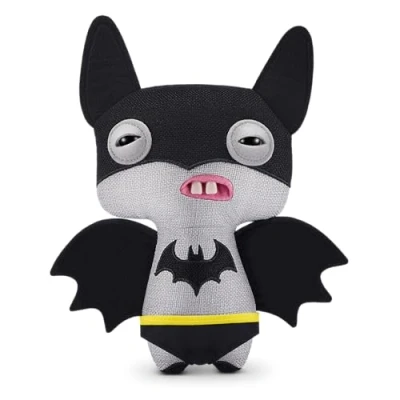 Image of Fuggler x DC by ZURU Funny Ugly Monster, Plush, Collectible, Toy (Batman)
