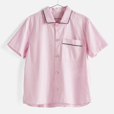 Image of HAY Outline Pyjama Short Sleeve Shirt Soft Pink Medium/Large