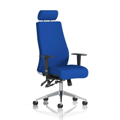 Image of Onyx Bespoke Colour with Headrest Stevia Blue