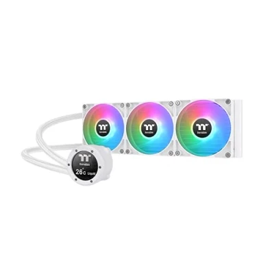 Image of Thermaltake TH360 V2 Ultra ARGB Sync/AlO Liquid Cooler/ARGB Fan 120 * 3/PWM 500 1500rpm/Water Block 2.1&quot; LCD/Snow