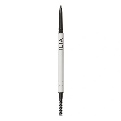 Image of ILIA Beauty In Full Micro Tip Brow Pencil Soft Black 1.5g