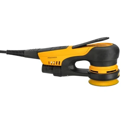 Image of Mirka DEROS II 350 Random Orbital Sander Grip for Ø 77mm Sandpaper/Orbit 5.0mm / 230V Mini Electric Sanding Machine UK Plug Orbit Power Tool dust Free of Wood, Drywall, and Metal