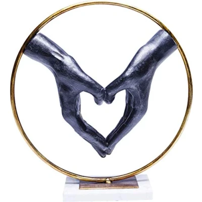 Image of Kare Design Elements Heart Decorative Object, Multicoloured, Room Decor, Gift Idea, Home Accessoires for Hallway, Living Room, Bedroom, 34x32x11 cm (H/W/D)