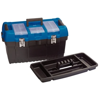 Image of Draper Large Tool Box with Tote Tray, 564mm