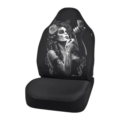 Image of Bell Automotive 22 1 70274 9 David Gonzales Universal Bucket Seat Cover, Skin Deep Design
