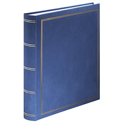 Image of Hama &quot;London Super Jumbo Album 34x35 cm 80 White Pages Blue