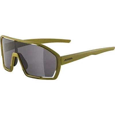 Image of ALPINA Unisex Adult, BONFIRE sports glasses, olive matt, One Size
