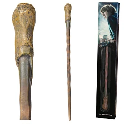Image of The Noble Collection Ron Weasley Wand In A Standard Windowed Box 14in (36cm) Wizarding World Harry Potter Film Set Movie Props Wands