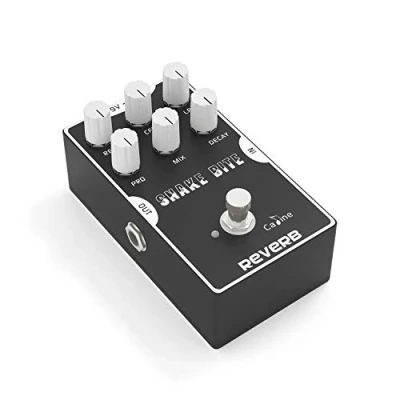 Image of Caline Digital Reverb Pedal Guitar Effects with True Bypass Aluminum Alloy Housing Snake Bite CP 26 Hall