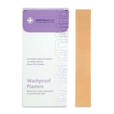 Image of Reliance Medical Dependaplast REL557 Finger Extension Plaster, Washproof (Pack of 50)