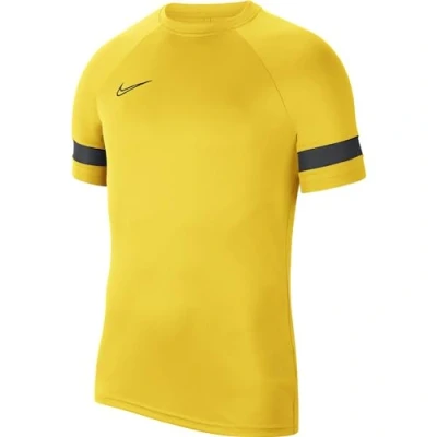 Image of Nike CW6104 719 Academy 21 Polo Shirt Men&#039;s Yellow/Black S