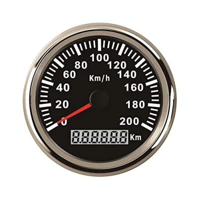 Image of ELING Waterproof GPS Speedometer Odometer 200KM/H for Car Motorbike Buggy with Backlight 85mm 12V/24V