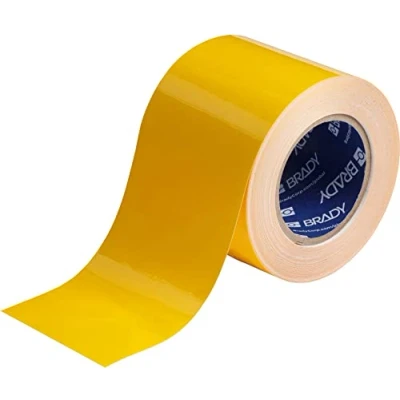 Image of Toughstripe Solid Color Ribbon, 101.60mm x 30.48m, Yellow