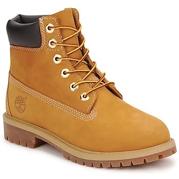 Image of Timberland 6 in PREMIUM WP BOOT girls&#039;s Children&#039;s Mid Boots Brown