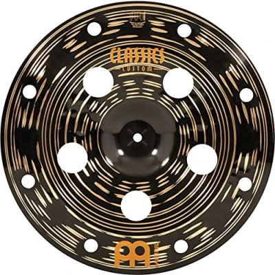 Image of Meinl Cymbals Classics Custom Dark Trash China Cymbal 16 inch (Video) for Drum Set (40,64cm) B12 Bronze, Finish, Made in Germany (CC16DATRCH)