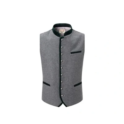 Image of Stockerpoint Men&#039;s Weste Alonso Cardigan for Traditional Outfit, Grau (Grau Forest), Small