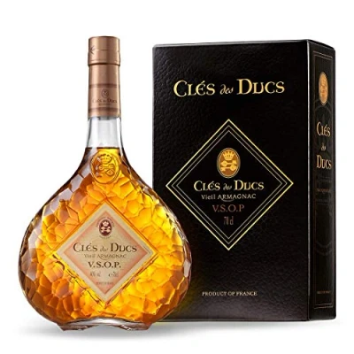 Image of Cles Des Ducs VSOP Armagnac 70cl, 40% ABV, Rich, Spice, Oak, Fruit, Brandy, Bas