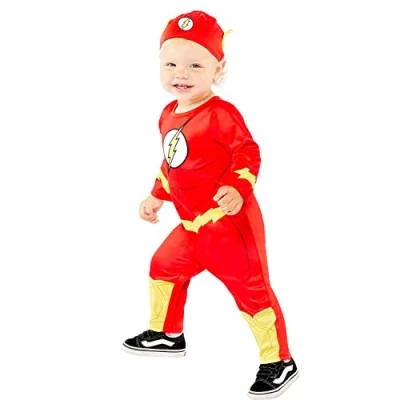 Image of amscan (PKT) (9909320) Child Boys Flash Costume (6 12 months)
