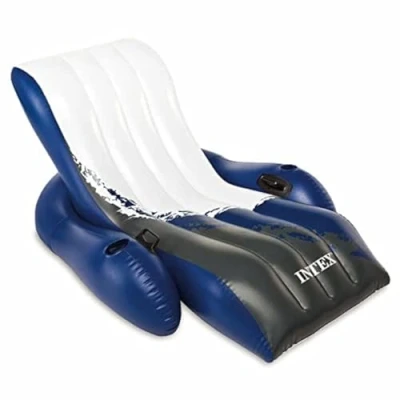 Image of INTEX 58868EU Aufblasbare Schwimmliege Recliner Lounge, 71 x 53 cm
